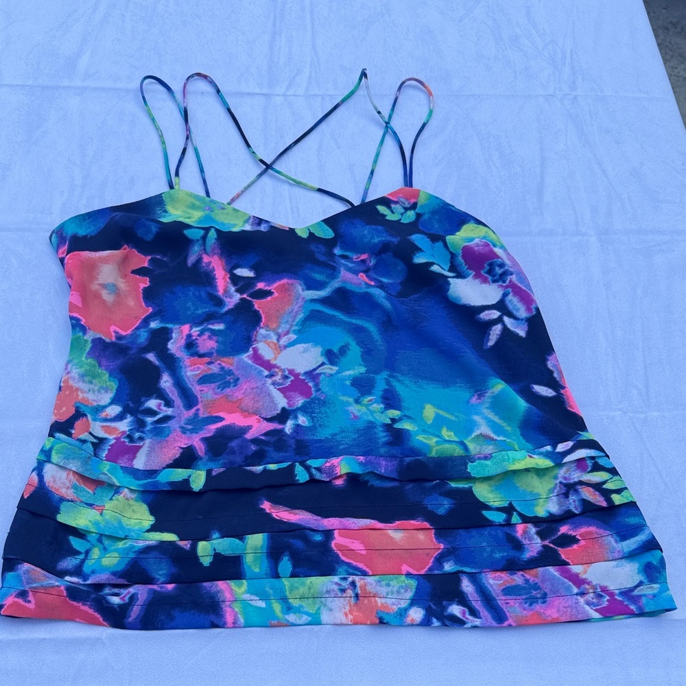 Candie's Vibrant Floral Camisole Top